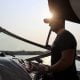 man on boat
