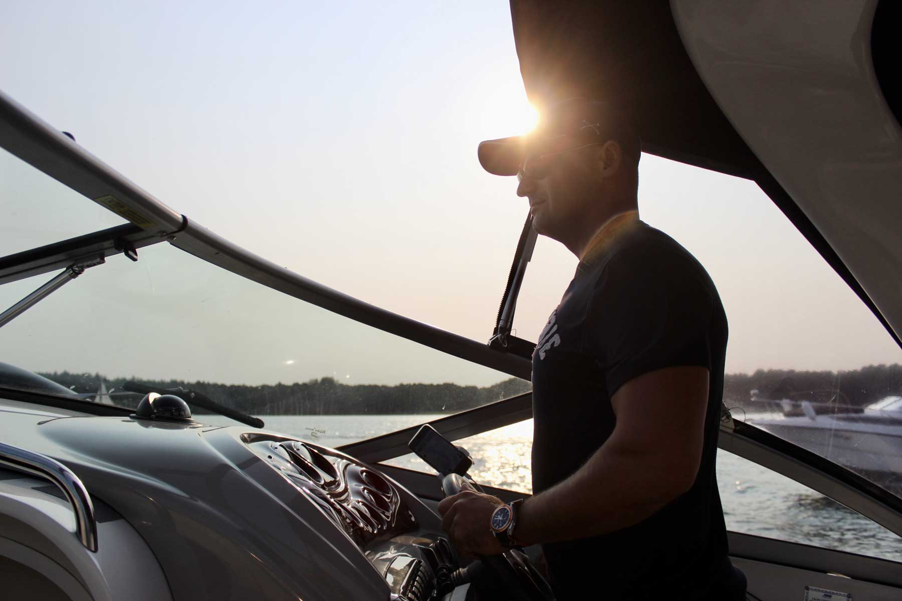 man on boat