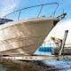 big luxury cabin motorboat cruiser yacht